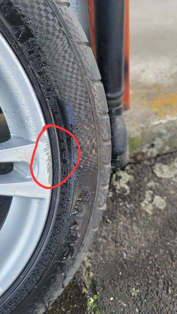  M スポーツ18インチ ホイールセット タイヤ付き5シリーズから取り外し