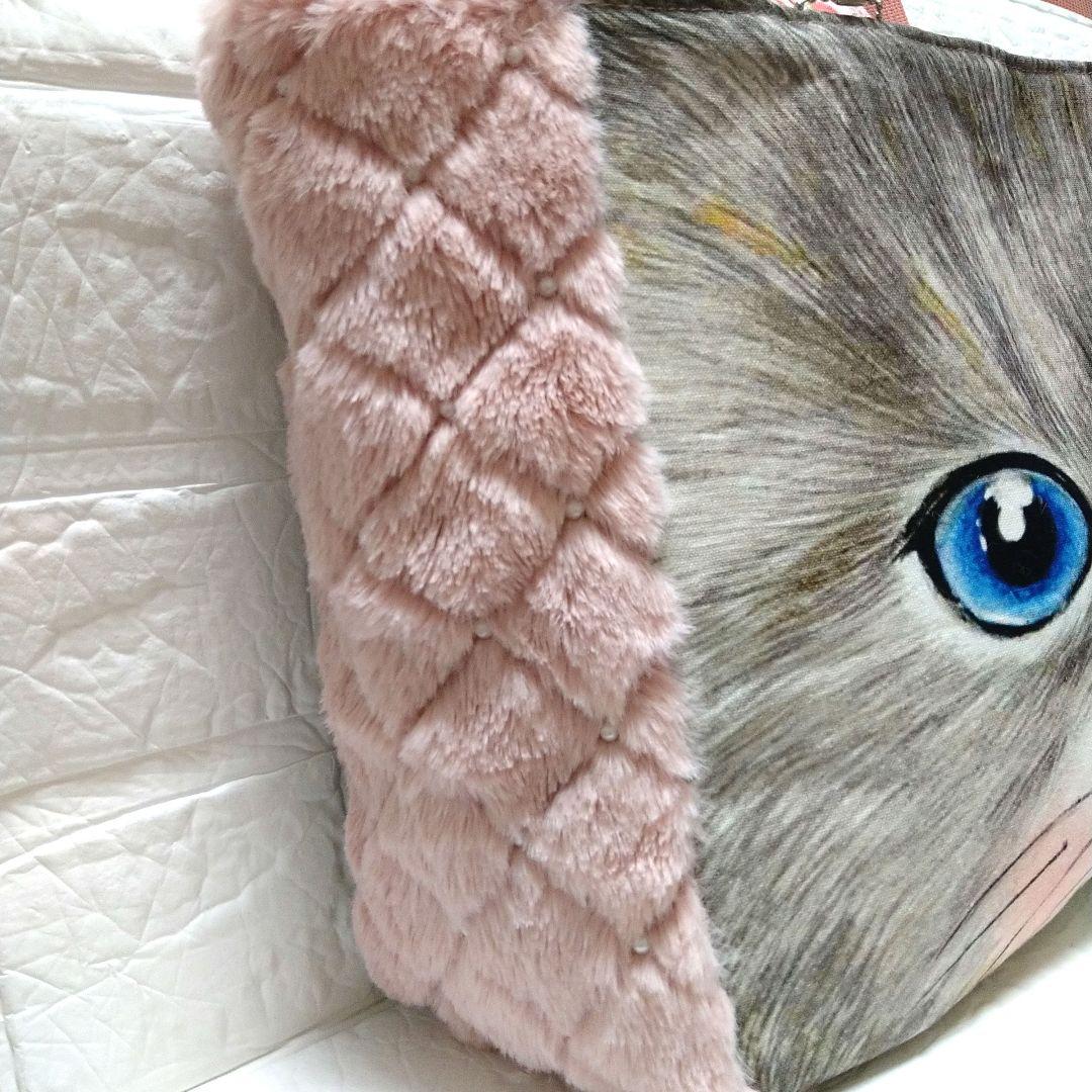 ☆*☆様 コヤンイサムチョン☆横長トートバッグ　ルミ　ボアキルトパール付