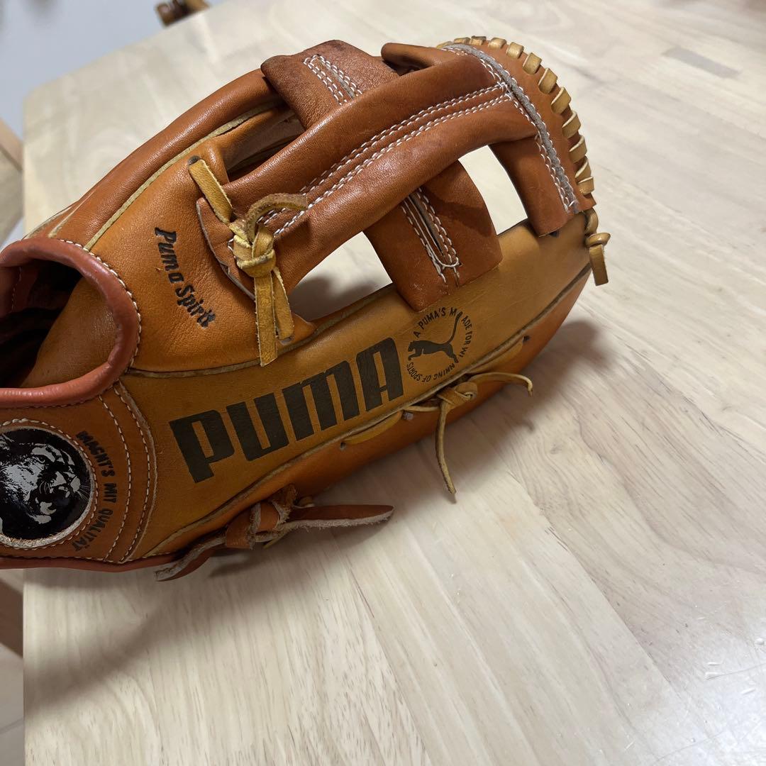 PUMA Wally 軟式グローブ ブラウン野球