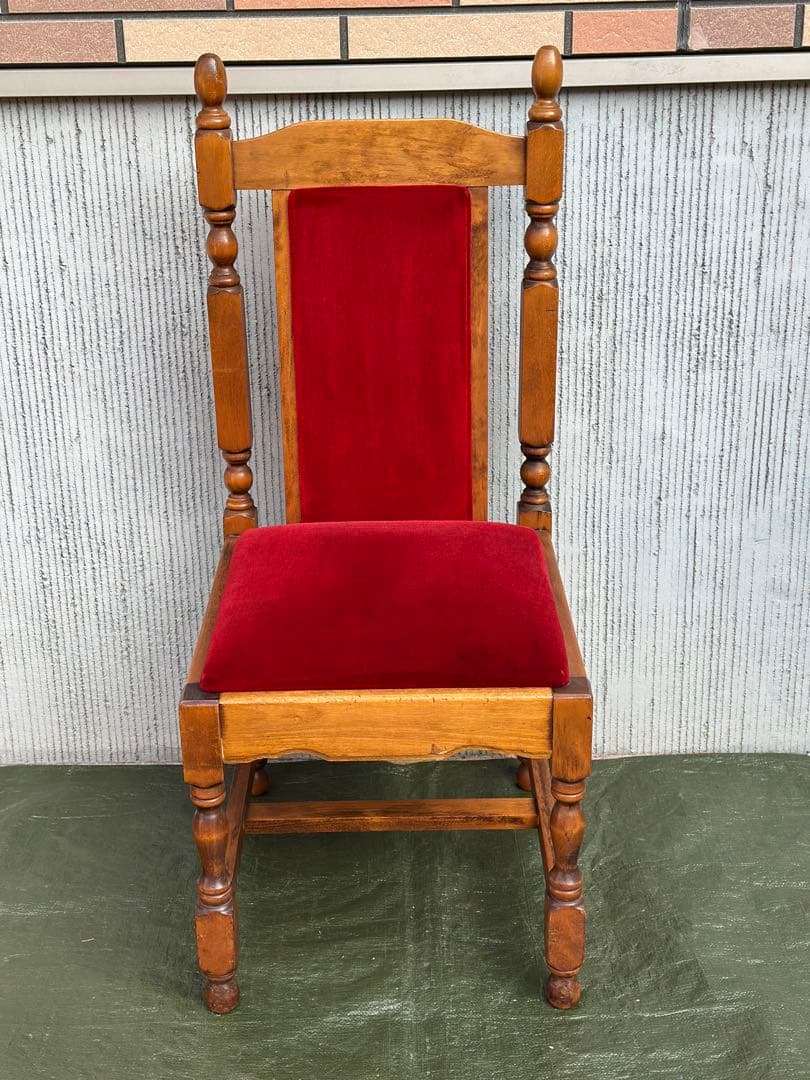 【ダイニングチェア】国産　ハイバックチェア　英国スタイル　ジャパンヴィンテージ◎