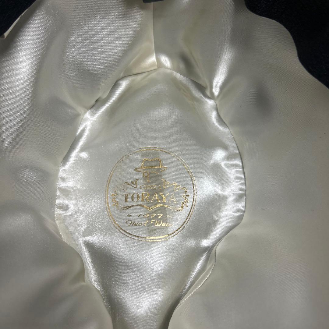 銀座トラヤ TORAYA オリーブグリーン ウールハット 60サイズ