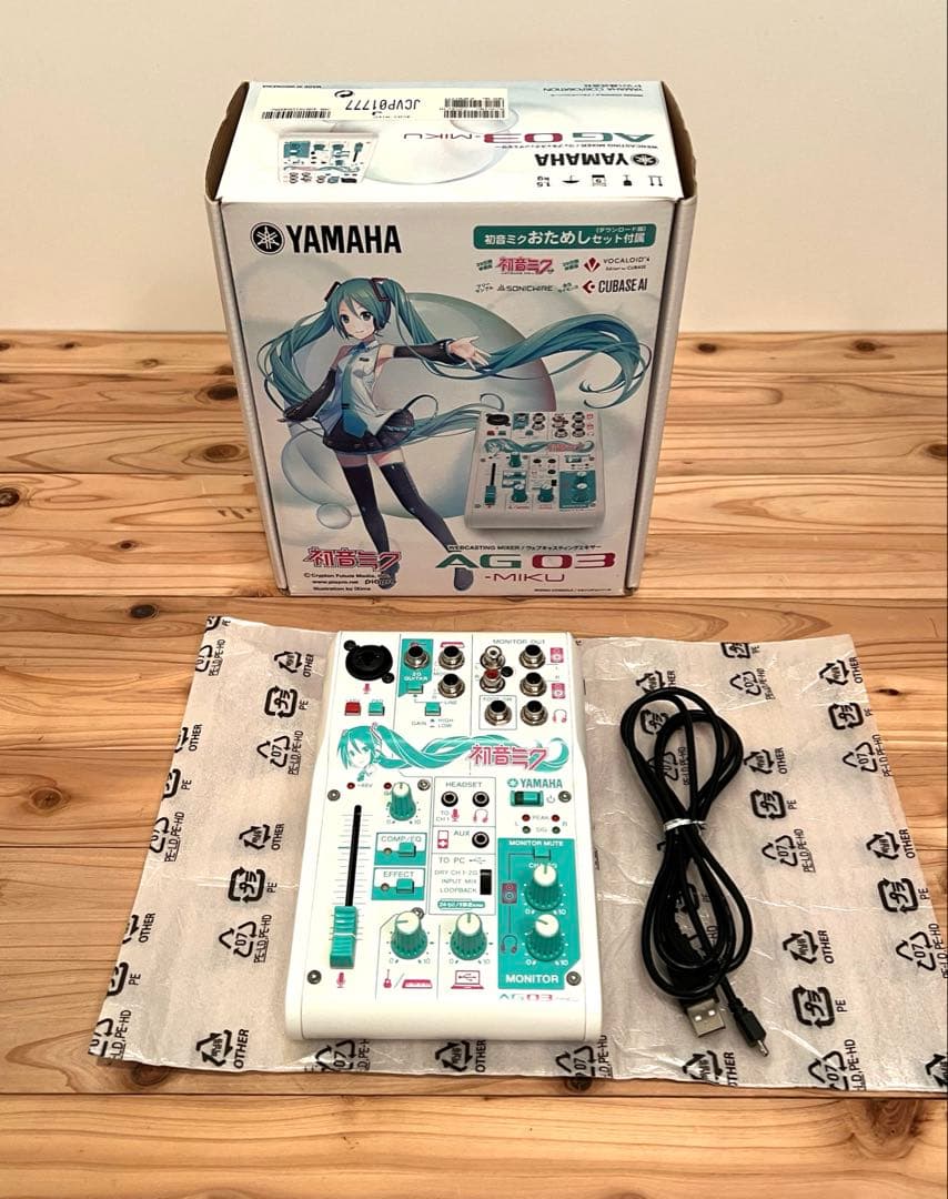 【美品】YAMAHA AG03-MIKU ウェブキャスティングミキサー