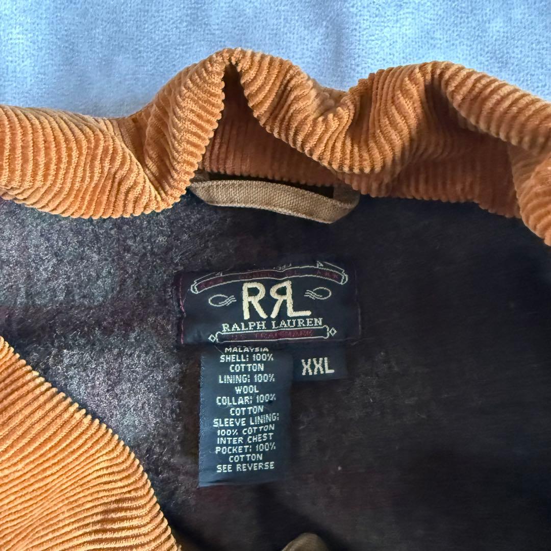 90s double RL ダックジャケット カバーオール 2XL 三つ星タグ