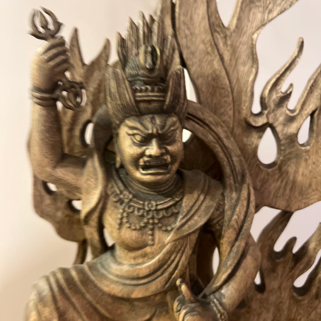 蔵王権現 52cm 井波彫刻