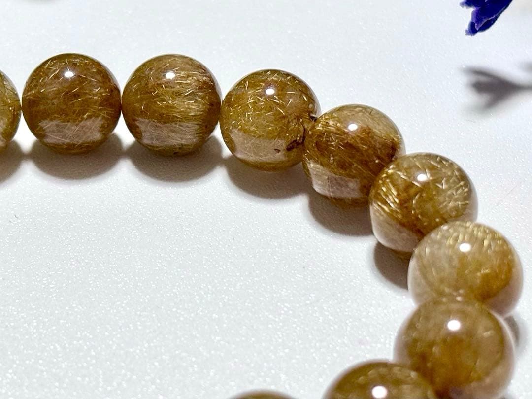 すうぷ　エンジェルヘアーゴールドルチルクォーツとキャッツアイクンツァイト