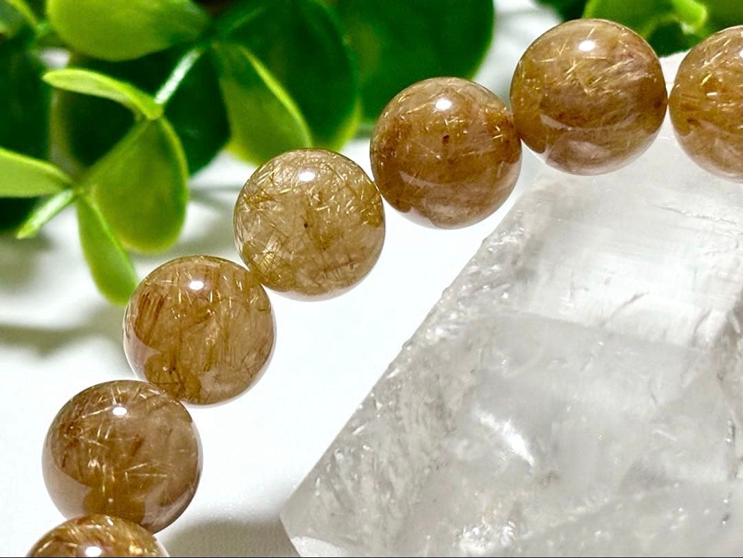 すうぷ　エンジェルヘアーゴールドルチルクォーツとキャッツアイクンツァイト