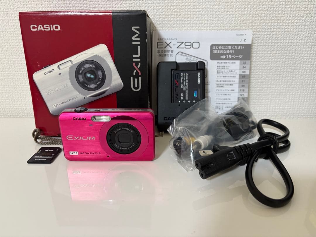 【美品・動作確認済】CASIO EXILIM EX-Z90 ピンク 12.1MP