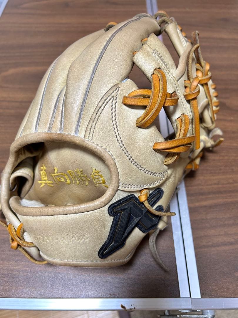 日本製 ATOMSレザー グローブ 右投げ用