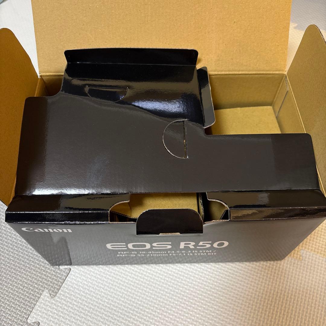 Canon EOS R50 ミラーレスカメラ ダブルズームレンズセット ホワイト