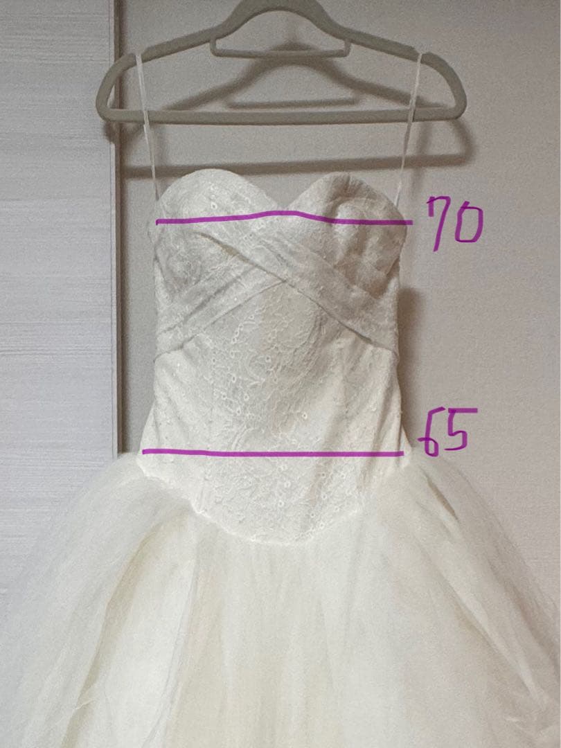 ヴェラ・ウォン　バレリーナ　size4 ベール付き