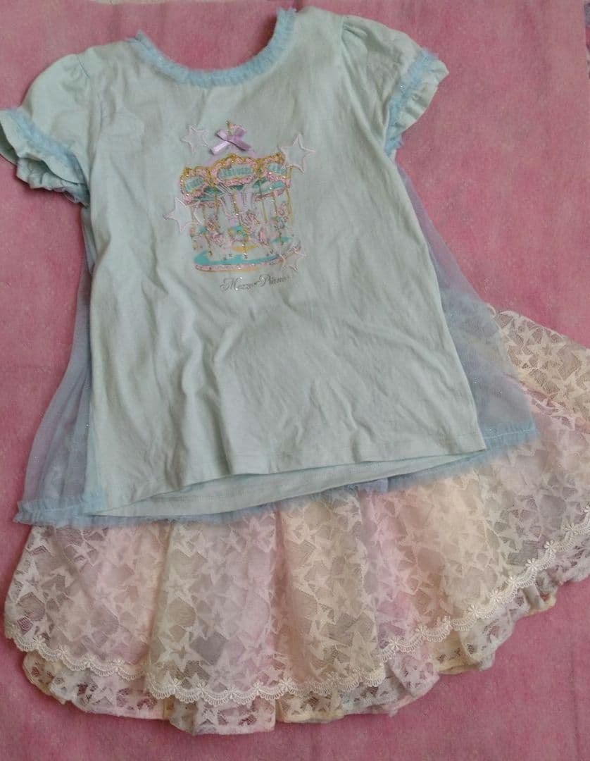 中古　メゾピアノ　トップス　スカパン　130 140