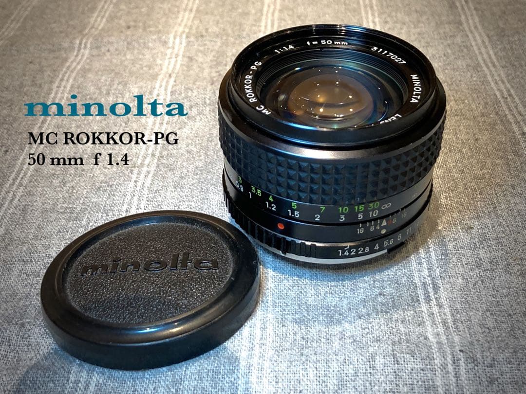 ★ミノルタ srt ★ロッコールf1.4★完動品＊美品＊初期保証★作例多数！