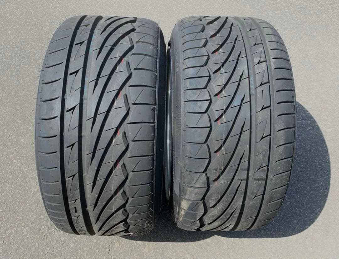 takaです。ワタナベホイール14インチ　新品タイヤ付き2本セット