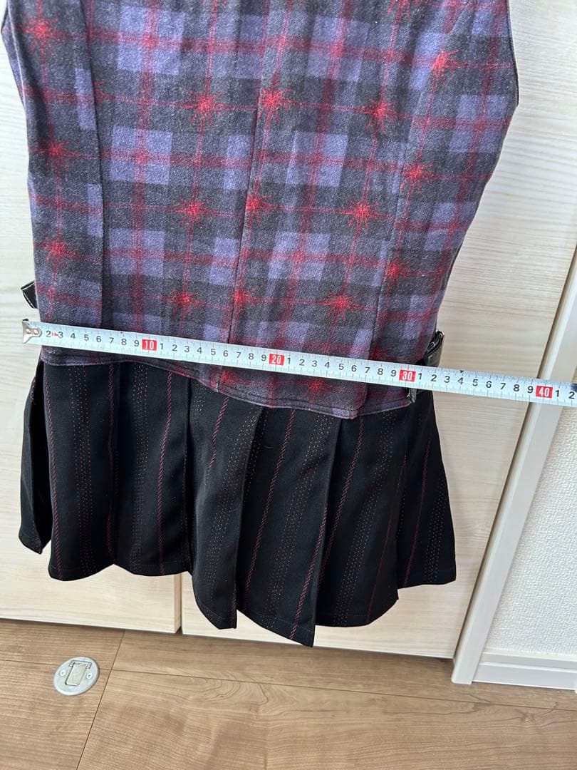 h.NAOTO H.ANARCHY ノースリーブジャケットミニワンピース風