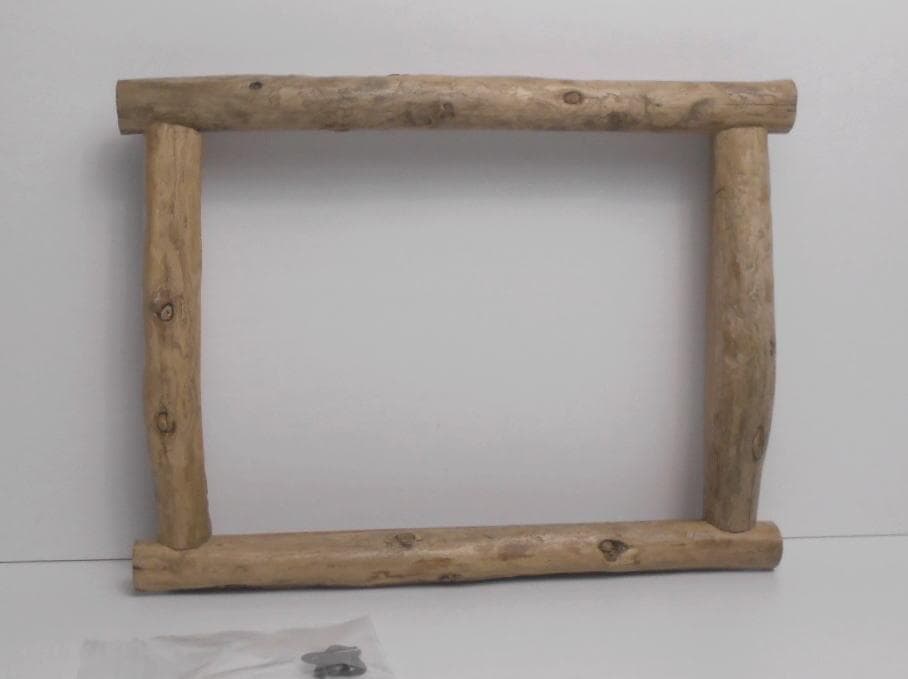 材料材料見本◆油絵0号サイズ用の流木での額縁フレーム竿幅約17㎜～20㎜