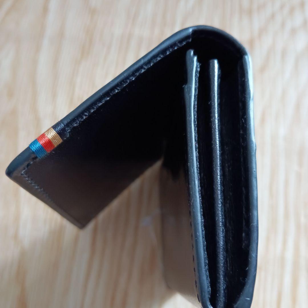 PaulSmith ポールスミス 名刺入 PSC832 黒 Sステッチタブ