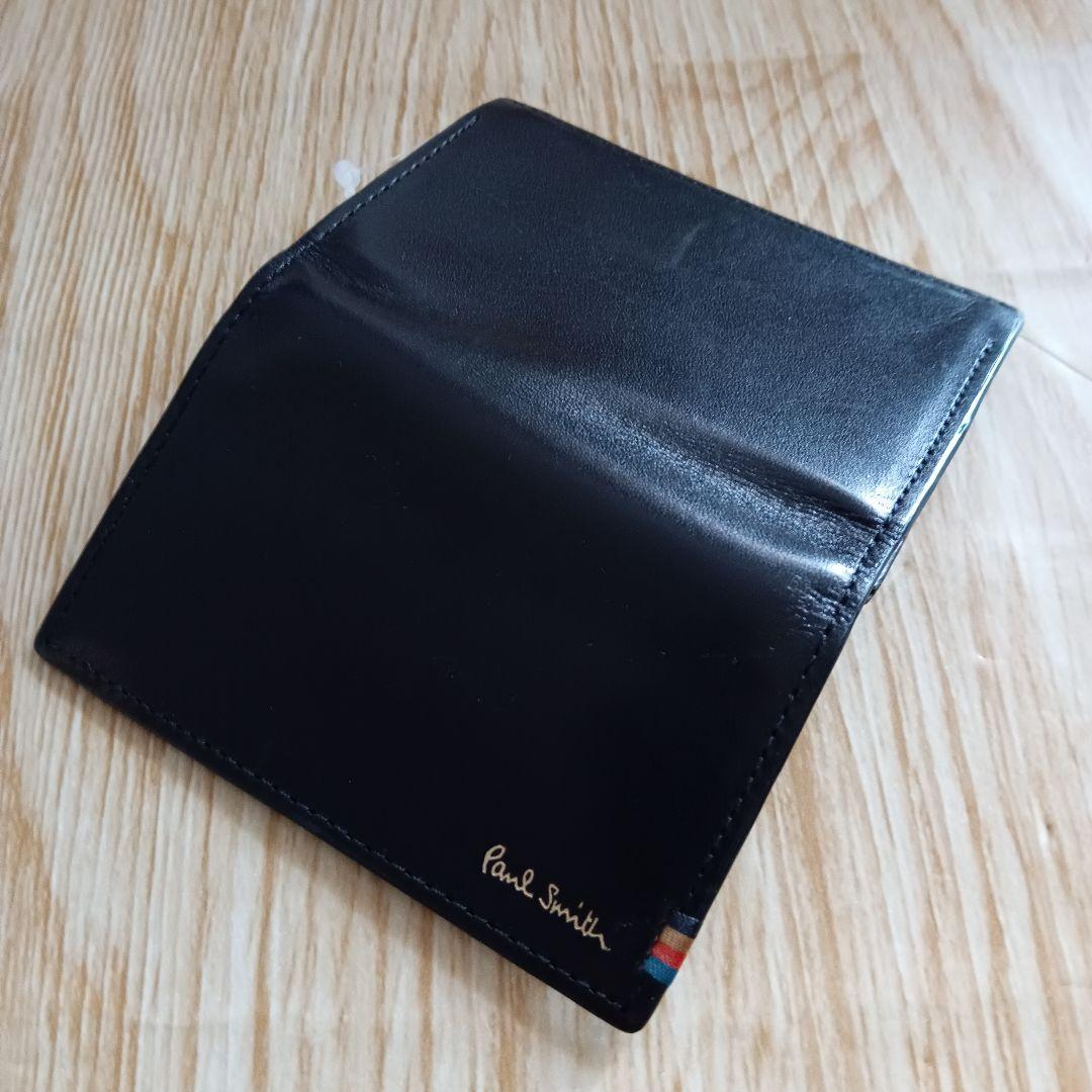 PaulSmith ポールスミス 名刺入 PSC832 黒 Sステッチタブ