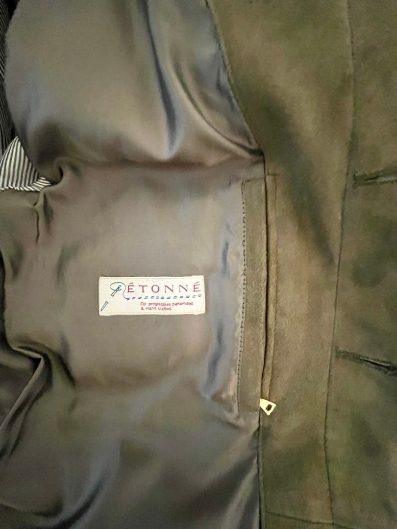 ETONNE エトネ スエード ミリタリージャケット Ｌ