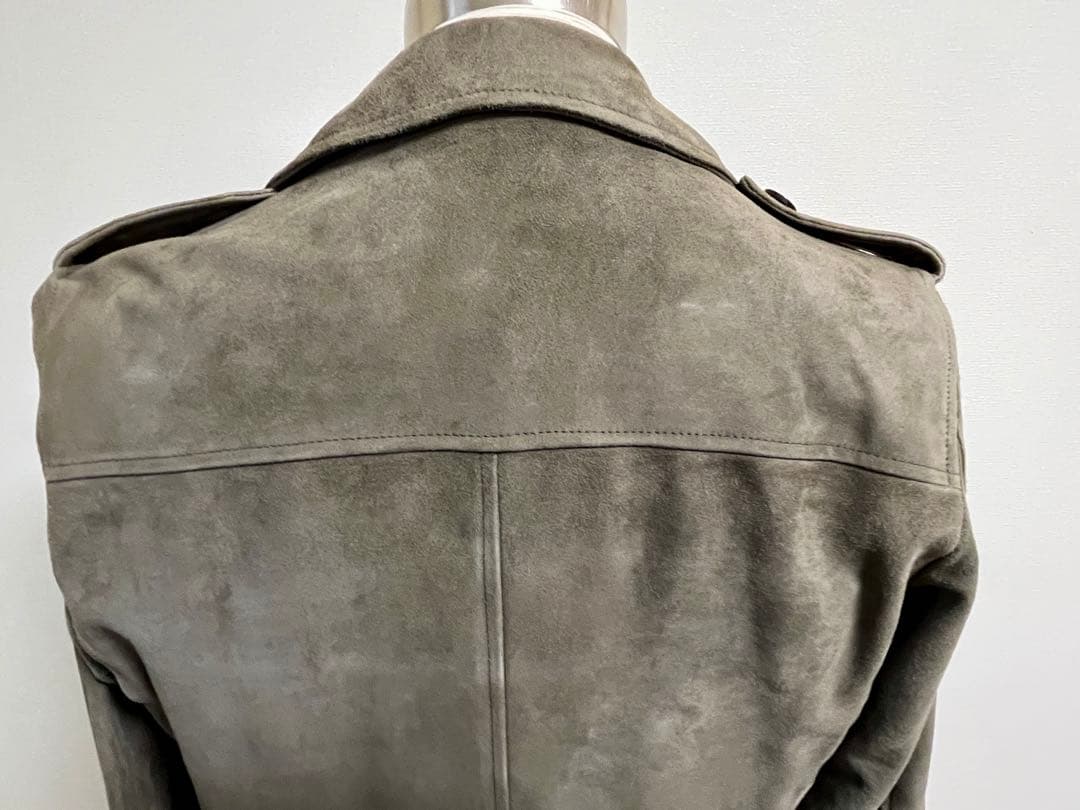 ETONNE エトネ スエード ミリタリージャケット Ｌ