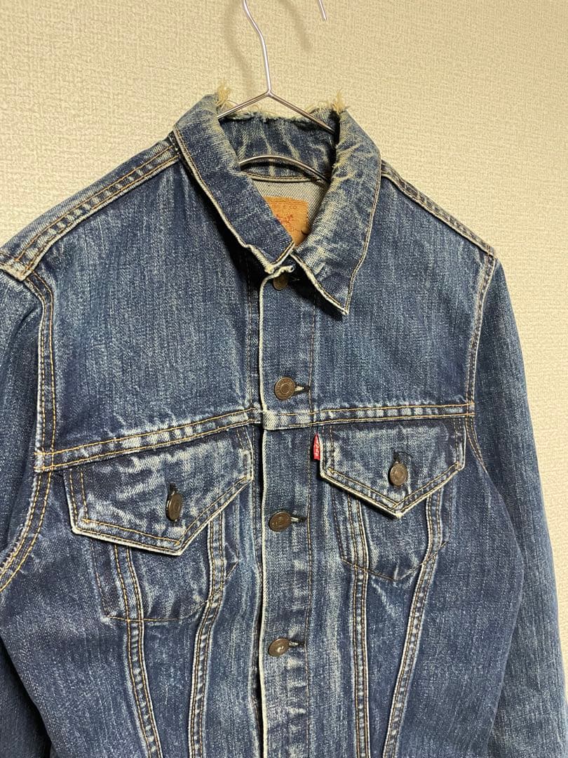 60s Levis 70505 \" BIG E ボタン裏刻印525 トラッカー\"