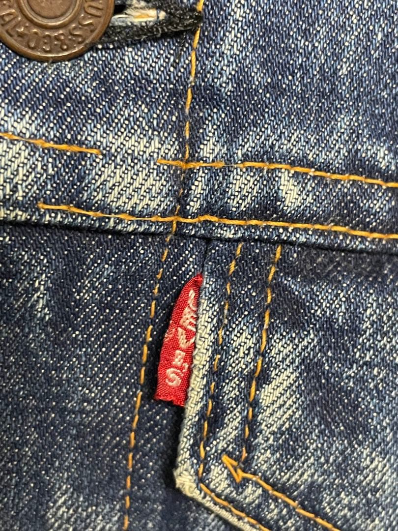 60s Levis 70505 \" BIG E ボタン裏刻印525 トラッカー\"