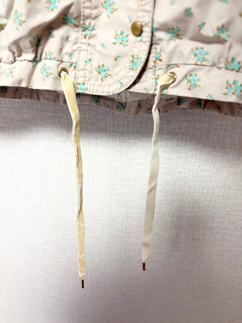 ❤️新品未使用❤️Cherir la femme ライナー付モッズコートMベージュ花