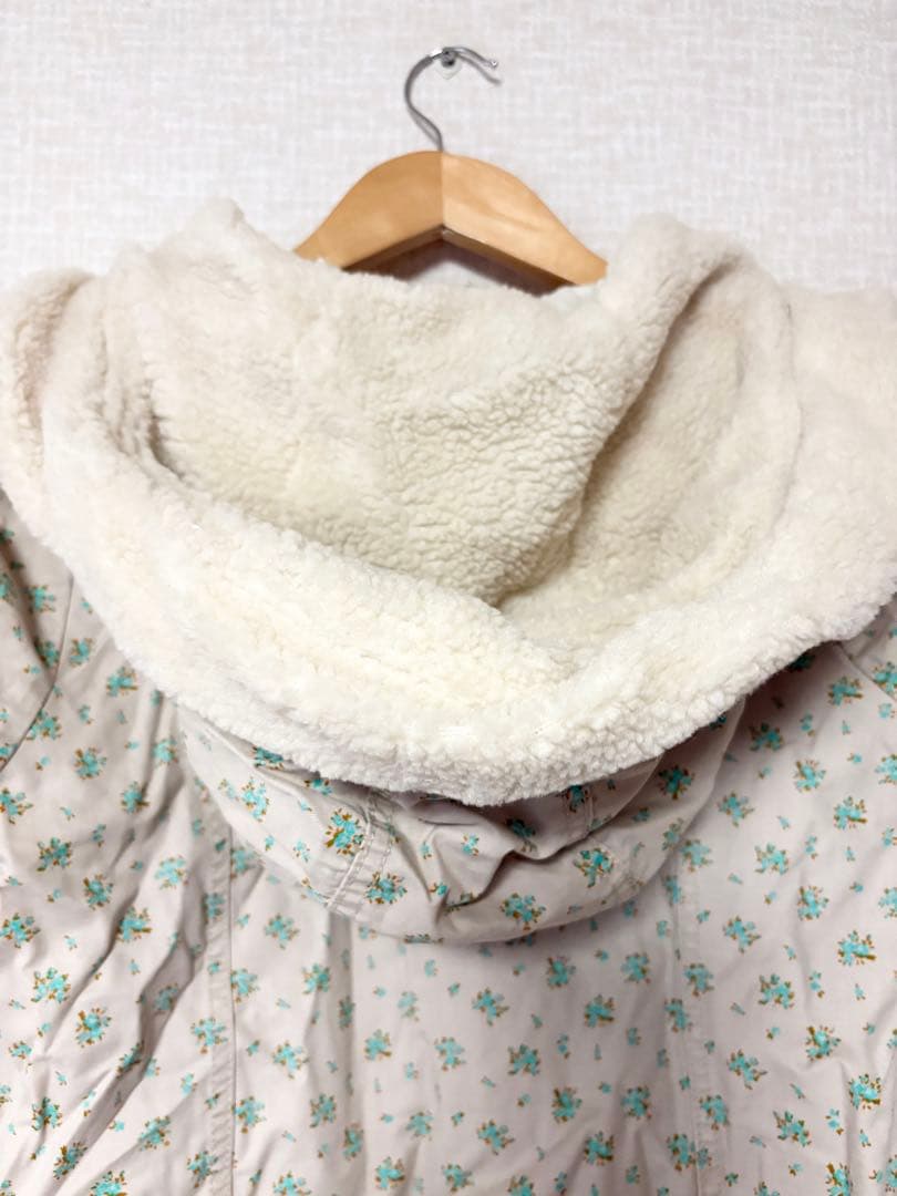 ❤️新品未使用❤️Cherir la femme ライナー付モッズコートMベージュ花