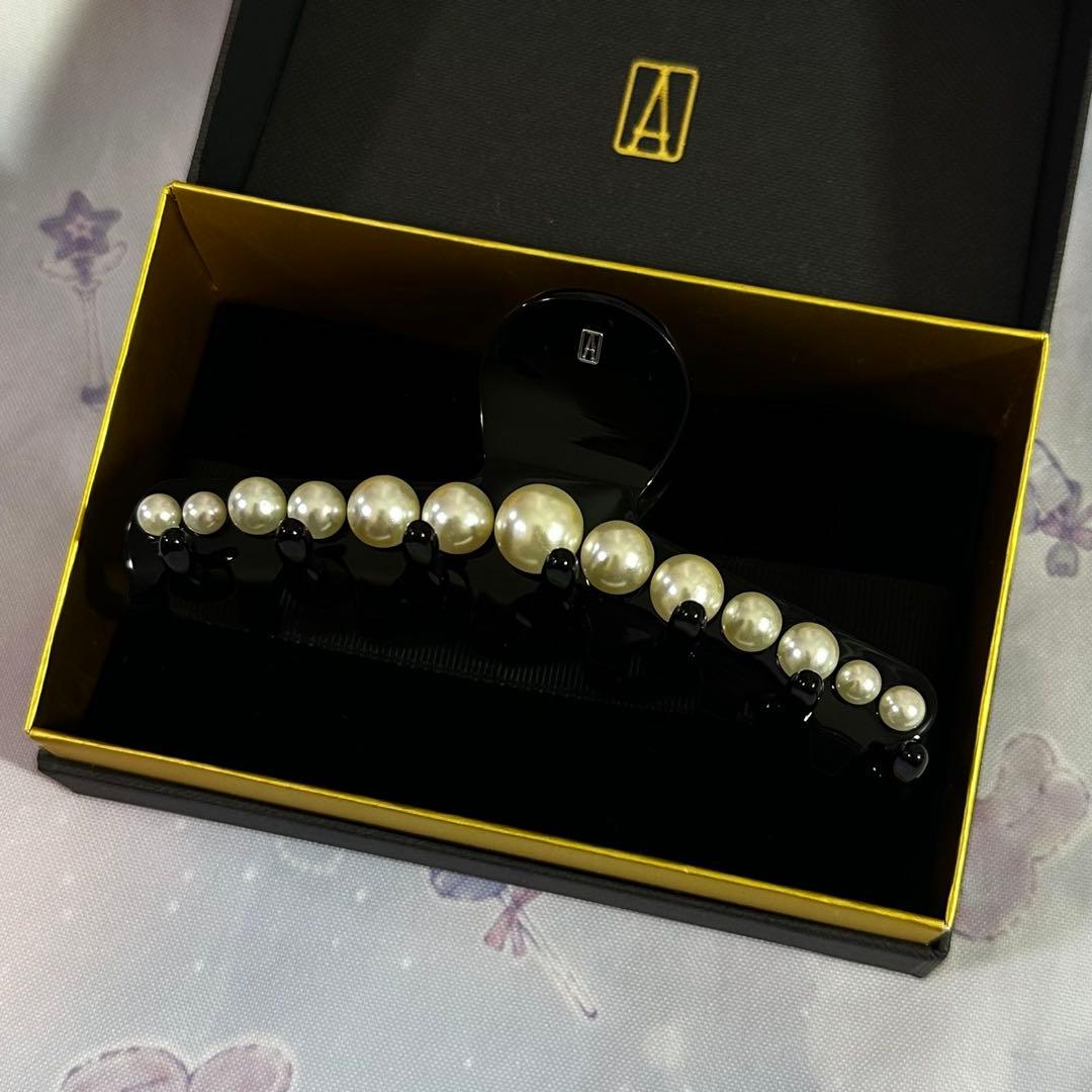 ALEXANDRE DE PARIS パール　クリップ　Lサイズ