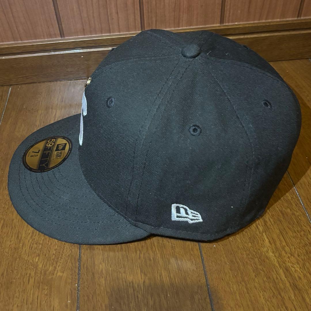 Supreme 59FIFTY ブラックキャップ 75/8 S字ロゴ