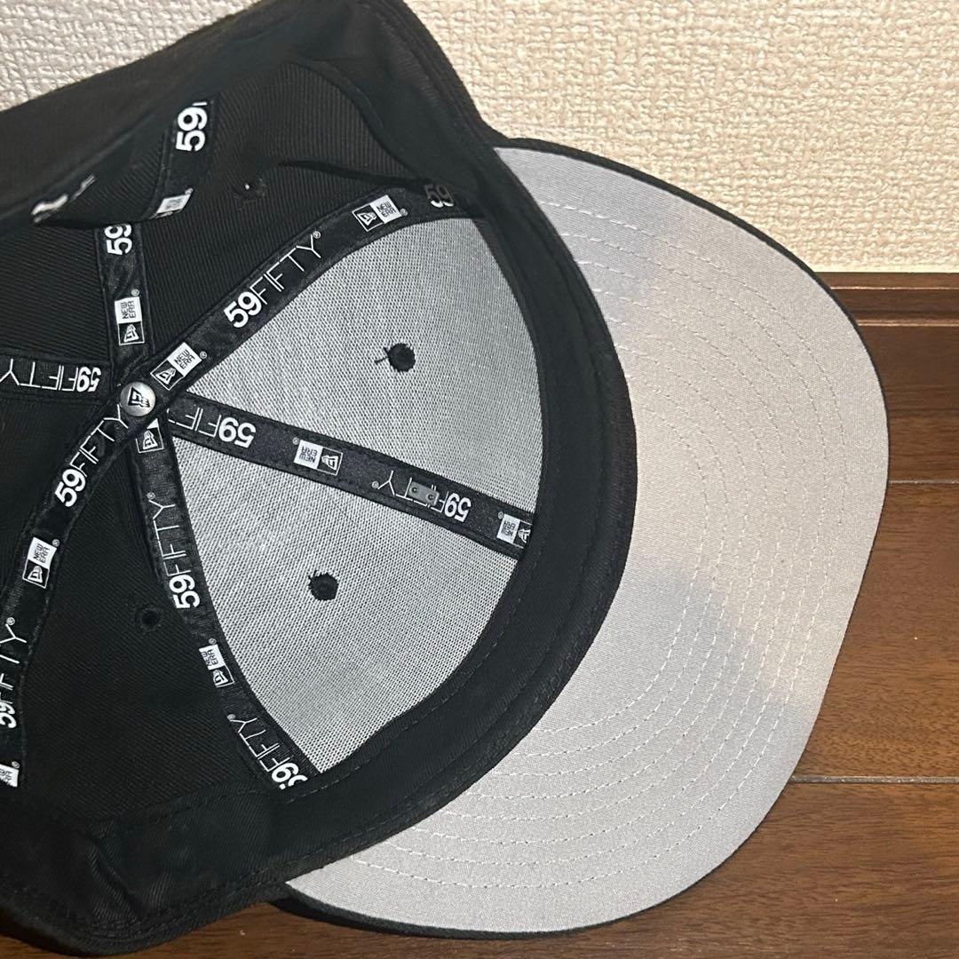 Supreme 59FIFTY ブラックキャップ 75/8 S字ロゴ