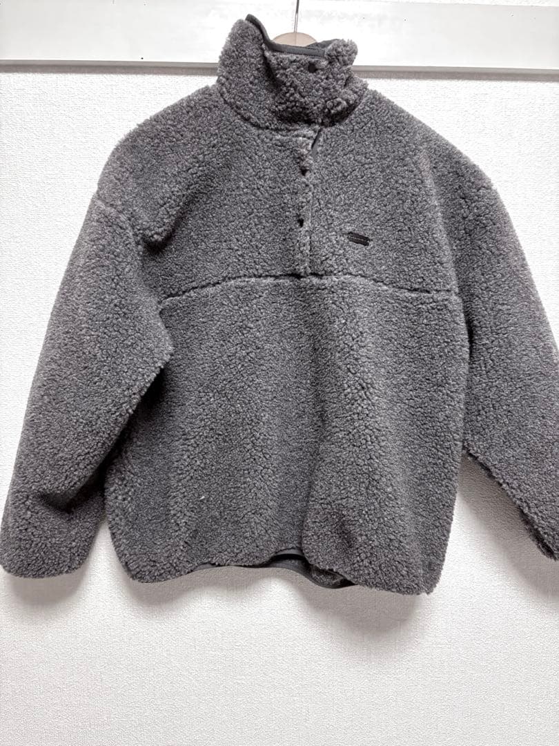 OHTORO オオトロ　ハーフジップ　Nap Camper Fleece グレー