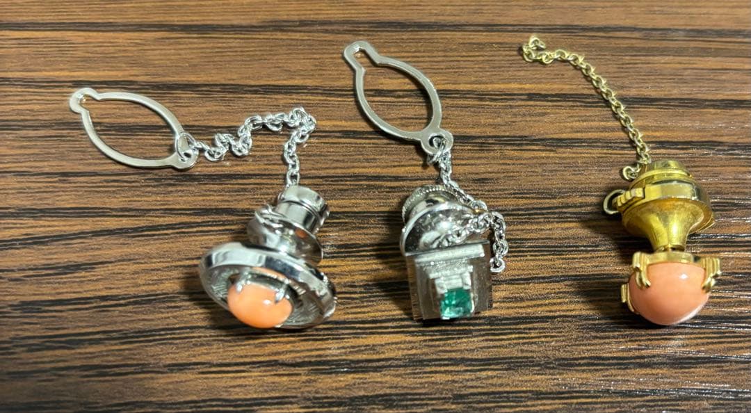 K18 K14WG silver タイタックピン　まとめ