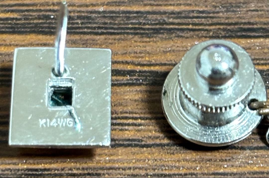 K18 K14WG silver タイタックピン　まとめ
