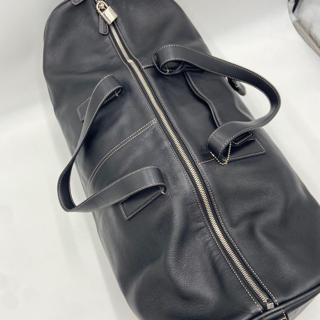美品✨コーチ オールレザー ボストンバッグ 2way 旅行 ブラック 5402