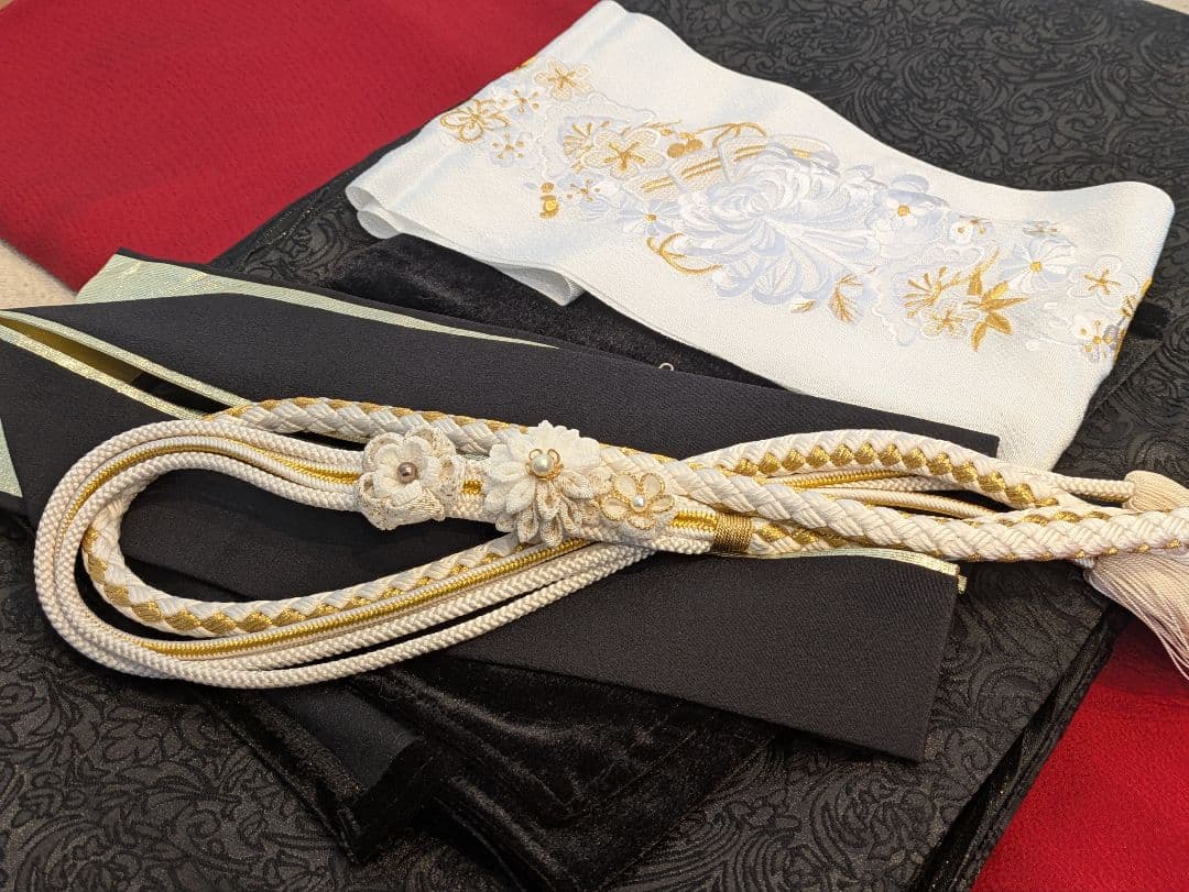 振袖フルセット 身丈157裄62 色無地 赤 蘇芳色 逸品 成人式