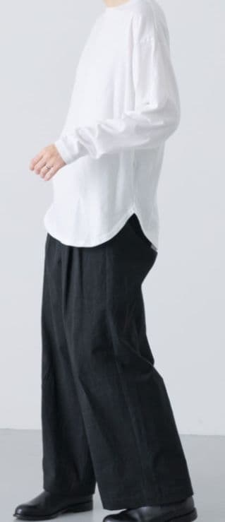 完売品【新品タグ付き】かぐれ コットン クルーネックカットソー