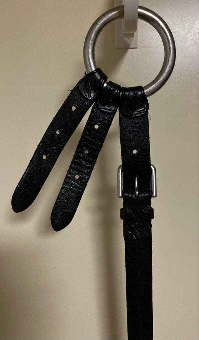 【最高級品】RalphLauren アリゲーター カービング ベルト