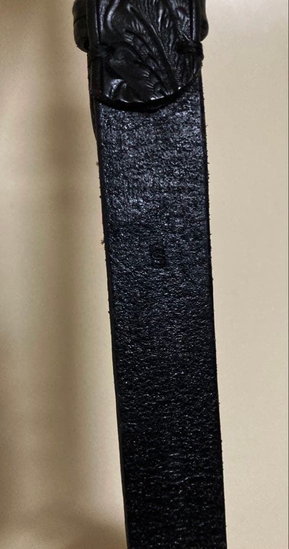 【最高級品】RalphLauren アリゲーター カービング ベルト