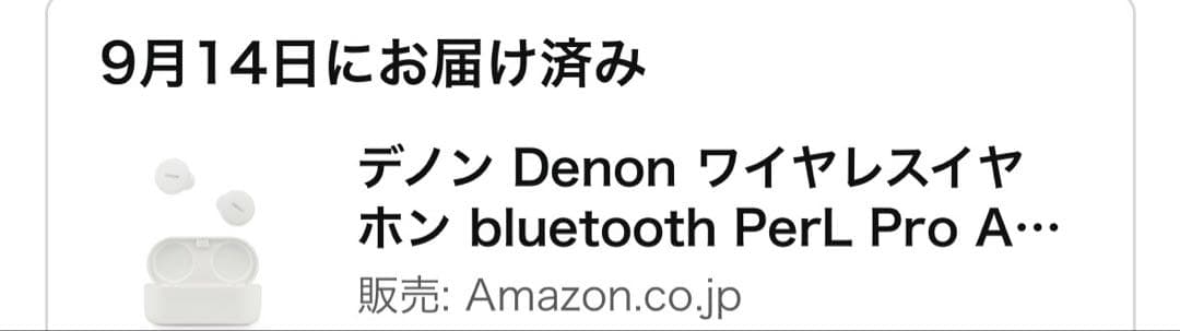 極美品　Denon PerL Pro ホワイト