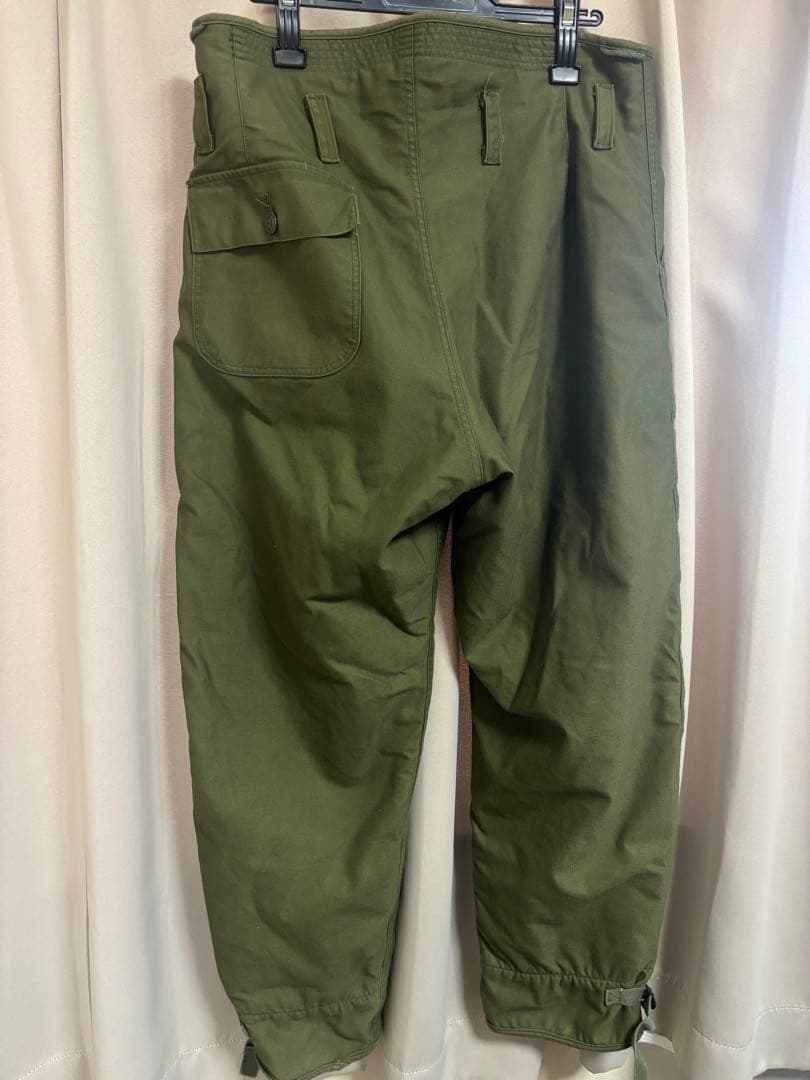 USNAVY ユーエスネイビー　デッキパンツ　ミリタリーパンツ　米軍　80s希少