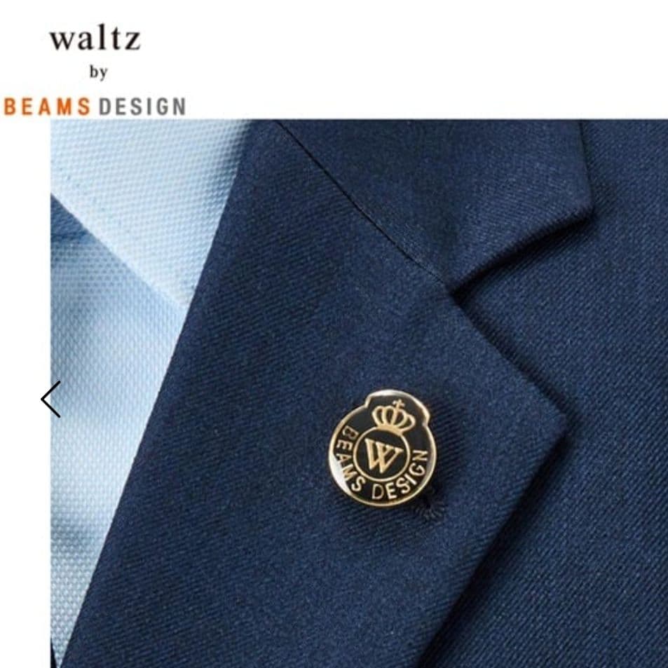 美品　waltz by BEAMS DESIGN 男子スーツ140 紺色　卒業式
