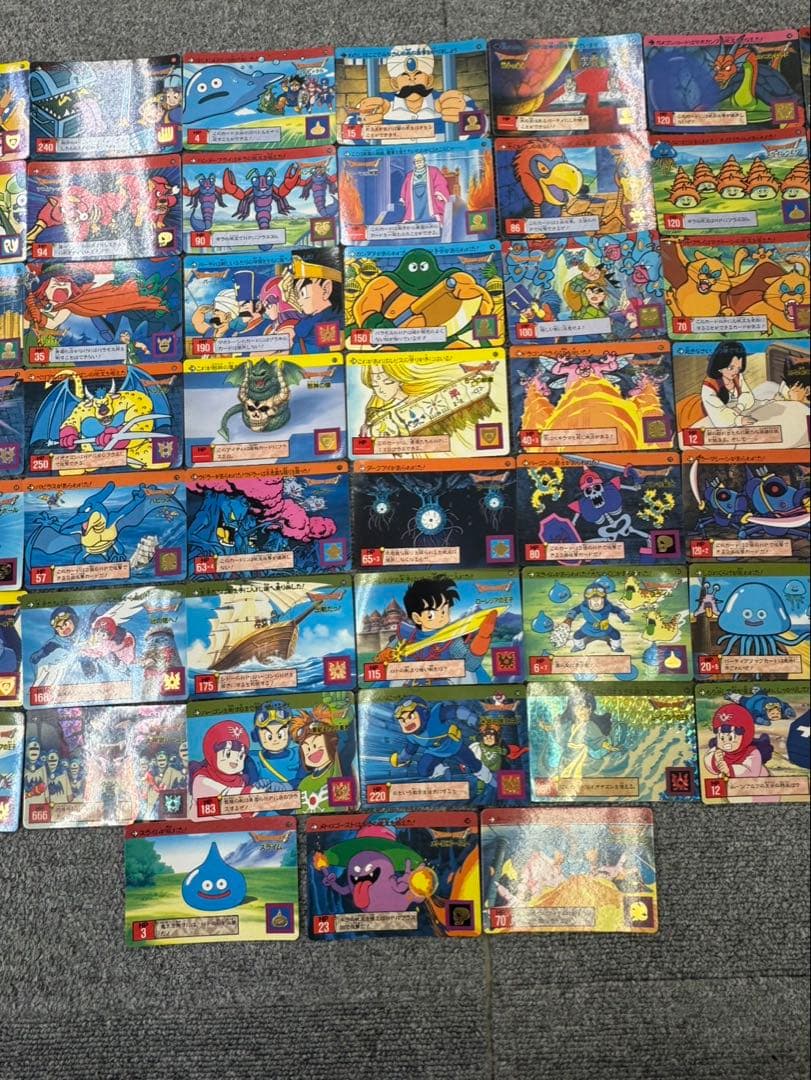 ドラゴンクエスト カードダス 裏ロト 被りなし 73枚 まとめ売り