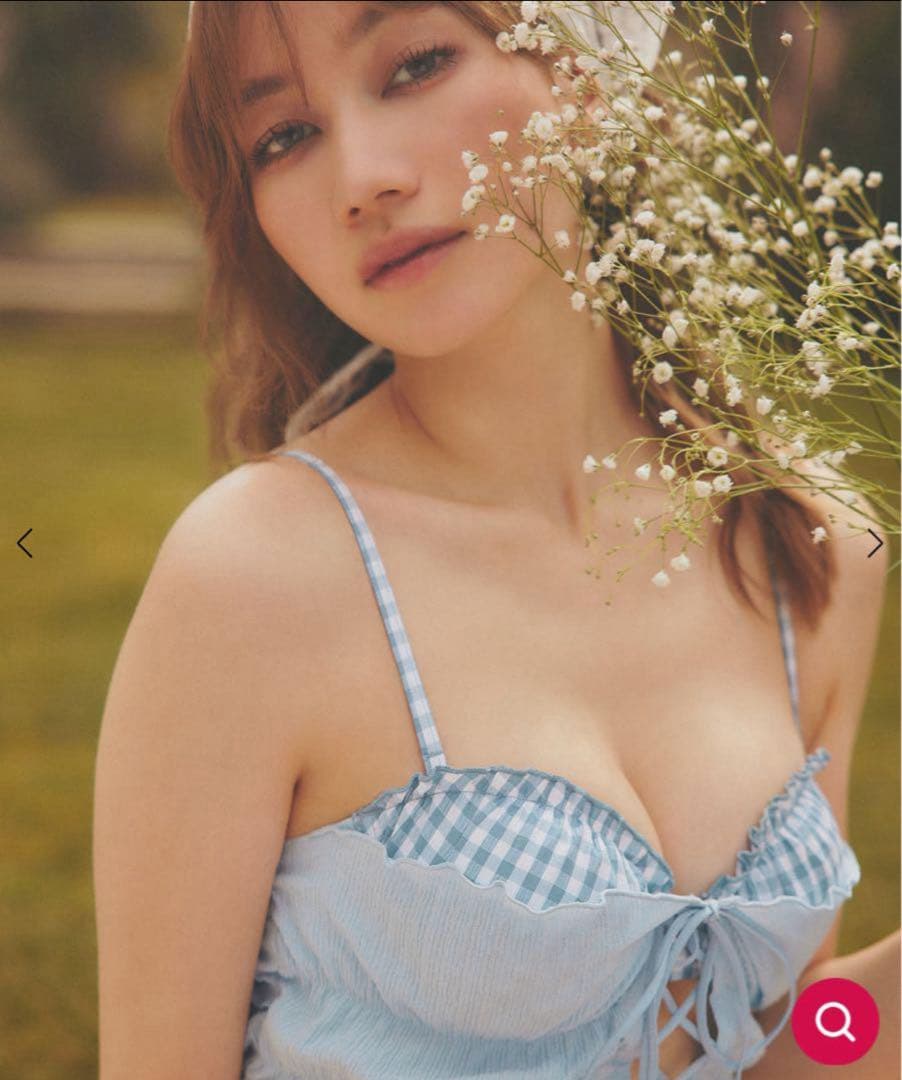 今季完売Ravijour CORSETビキニセット ブルー青Mサイズノベルティ付