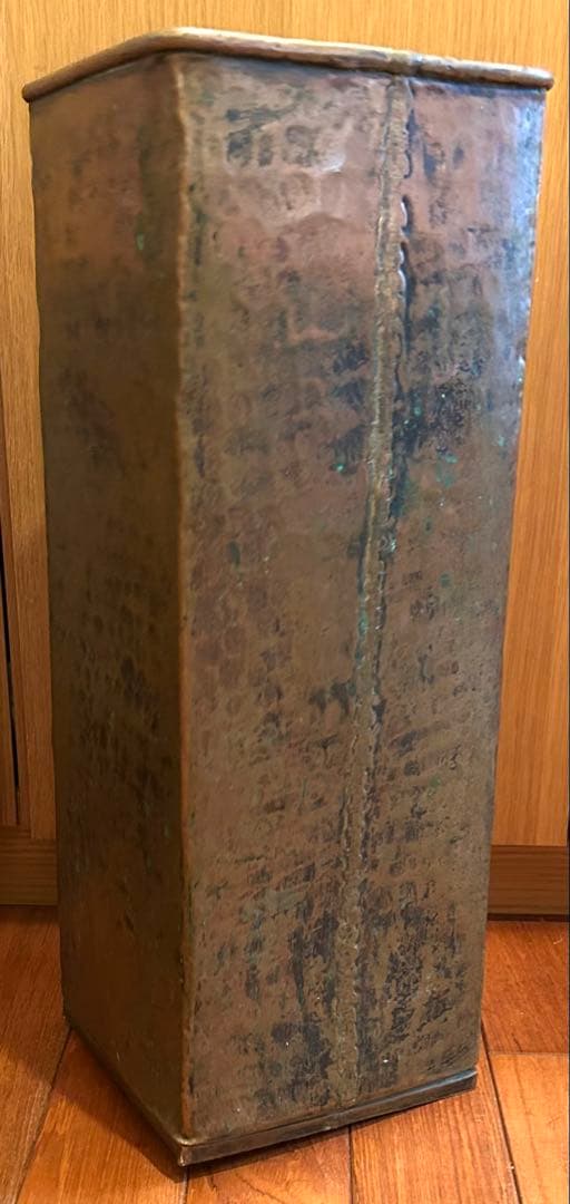 【フランス蚤の市で購入】傘立て　アンティーク　ビンテージ　真鍮