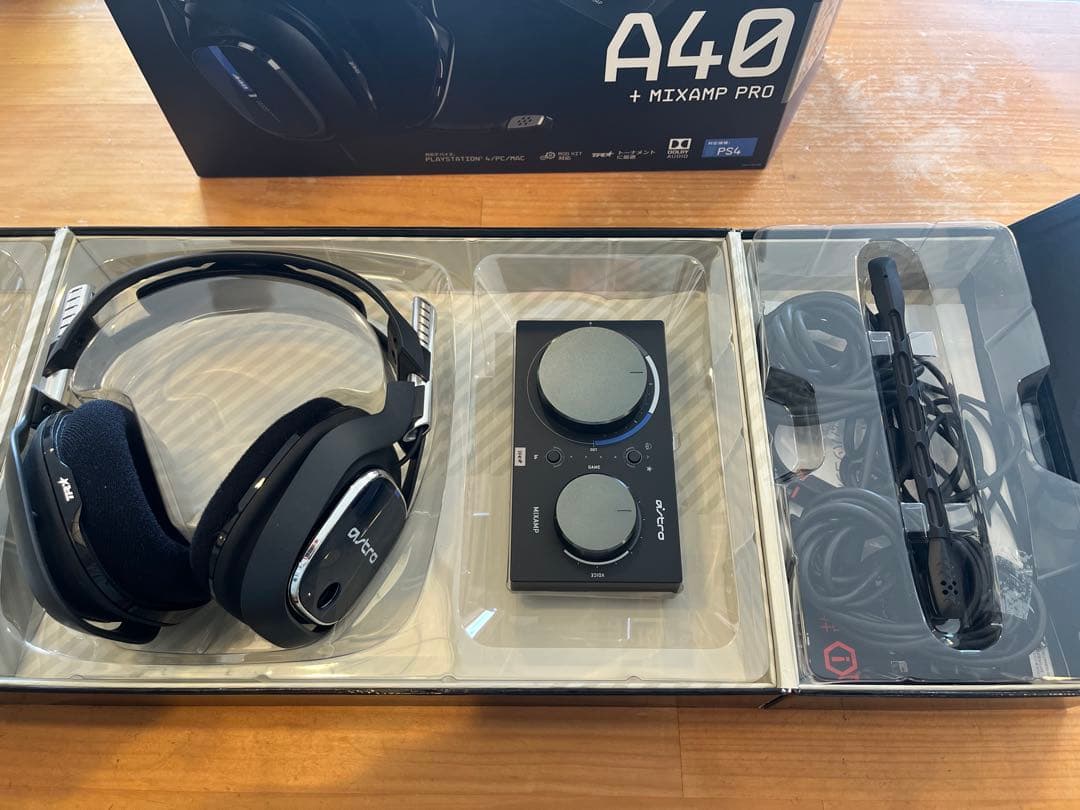 ASTRO A40 ヘッドセット MixAmp ➕HDMIアダプターps5