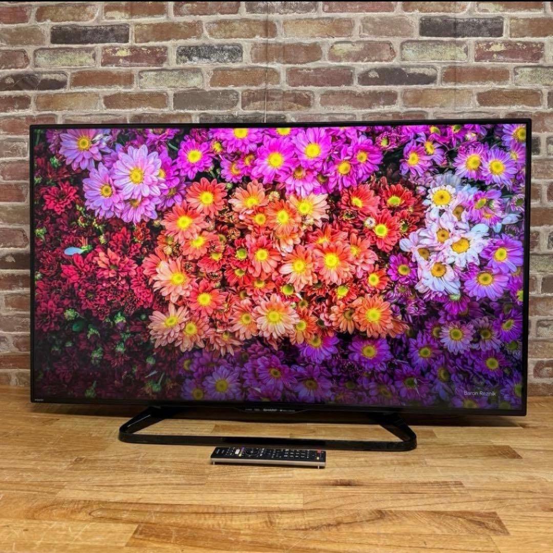SHARP 50型 液晶テレビ YouTube Netflix