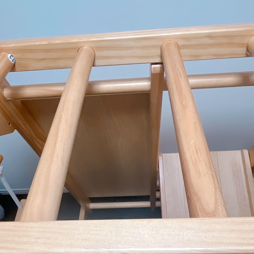 あいジャングルジム 天然木ブランコすべり台折りたたみ室内遊具ベビー 幼児