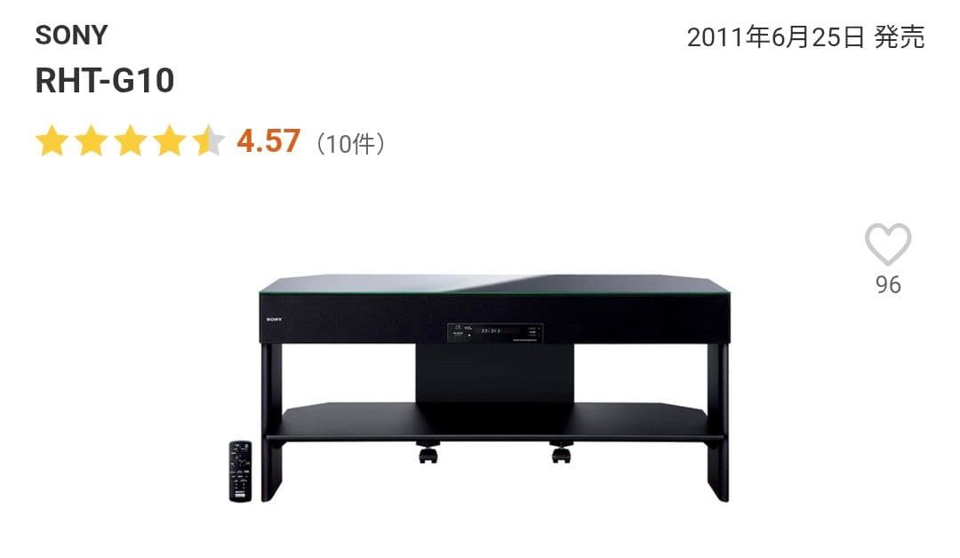 SONY RHT-G10 シアタースタンド
