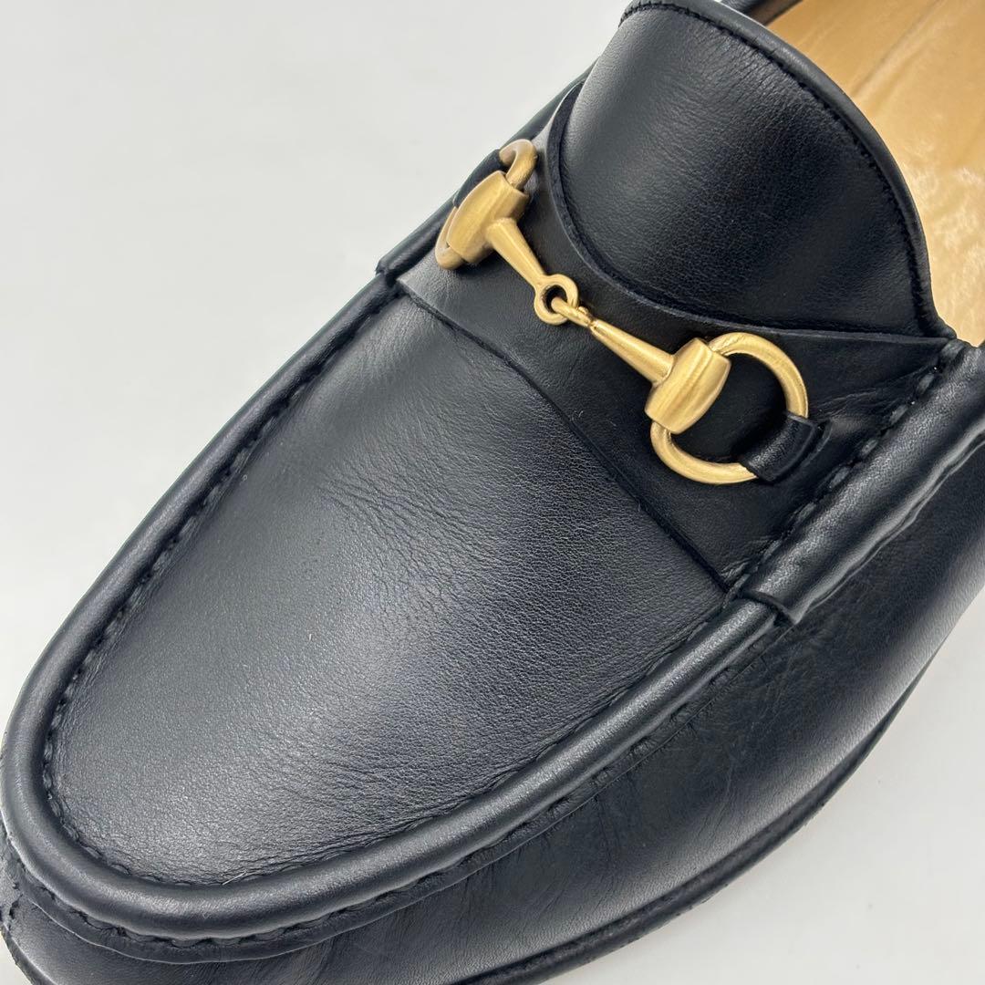 専用GUCCI グッチ ホースビット レザー ローファー 36 約23㎝ 黒