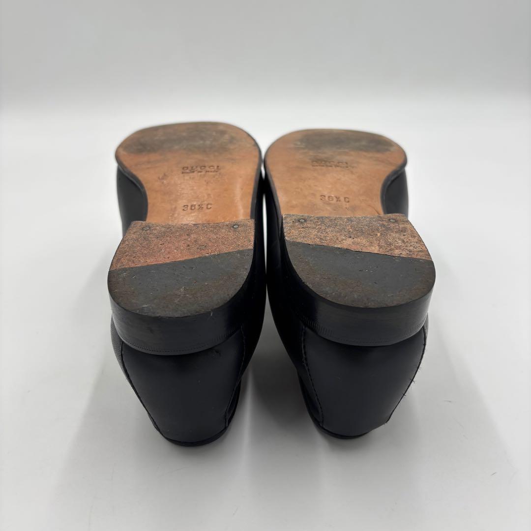 専用GUCCI グッチ ホースビット レザー ローファー 36 約23㎝ 黒